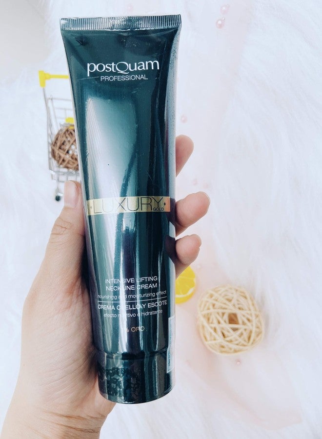 POSTQUAM Professional Luxury Gold Neck And Neckline Cream 150ml – Produce A Cell Renovation And Tensor Effect - Hyaluronic Acid - Image 2